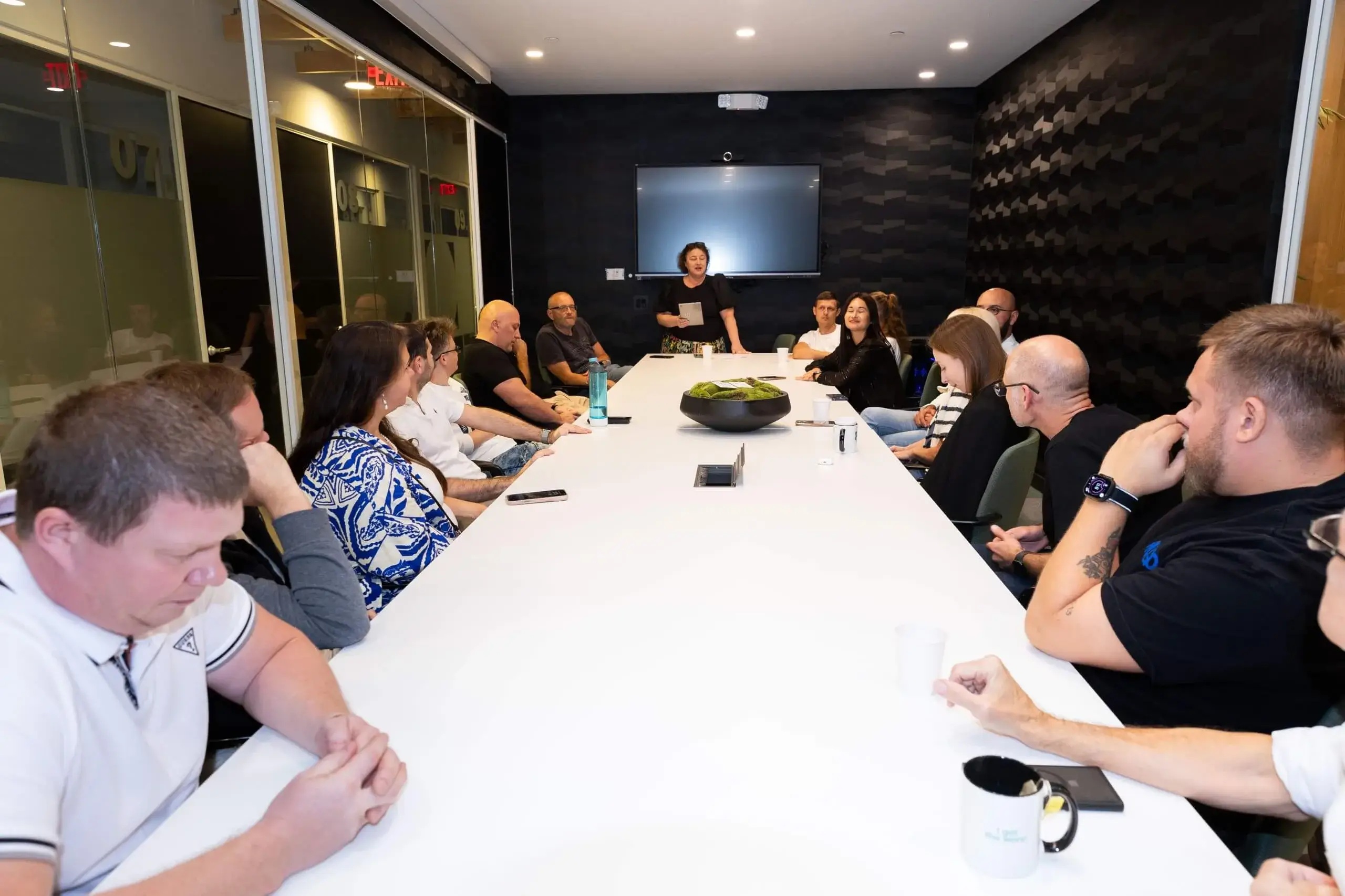 Business Family Social Club is a space for immigrants in Miami to socialize and network. Photo: Irina Iksanova / provided by Andrey Stolbunov.